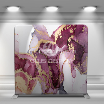 Purpel Marble Dentive Tensione Tessuto telaio Banner